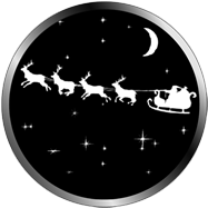santa claus gobos for christmas projections
