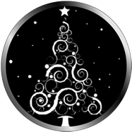 Albero Di Natale Nero E Bianco.Proietta Produzione Gobos In Bianco E Nero Con Soggetti Standard O Personalizzati