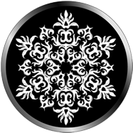 snow flake for decorative projections