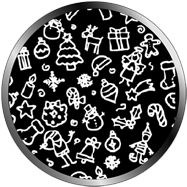 christmas decorative pattern for gobos