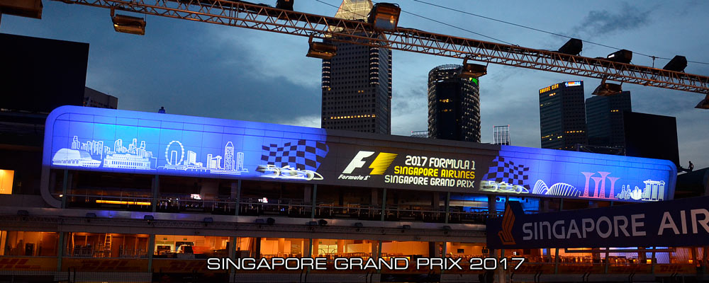 singapore 2017 grand prix projections pit lane