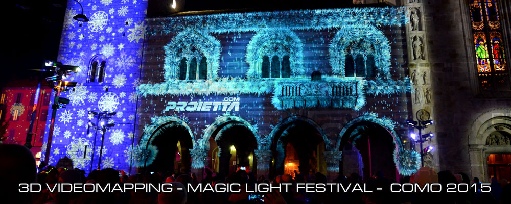 projections and videomapping for christmas